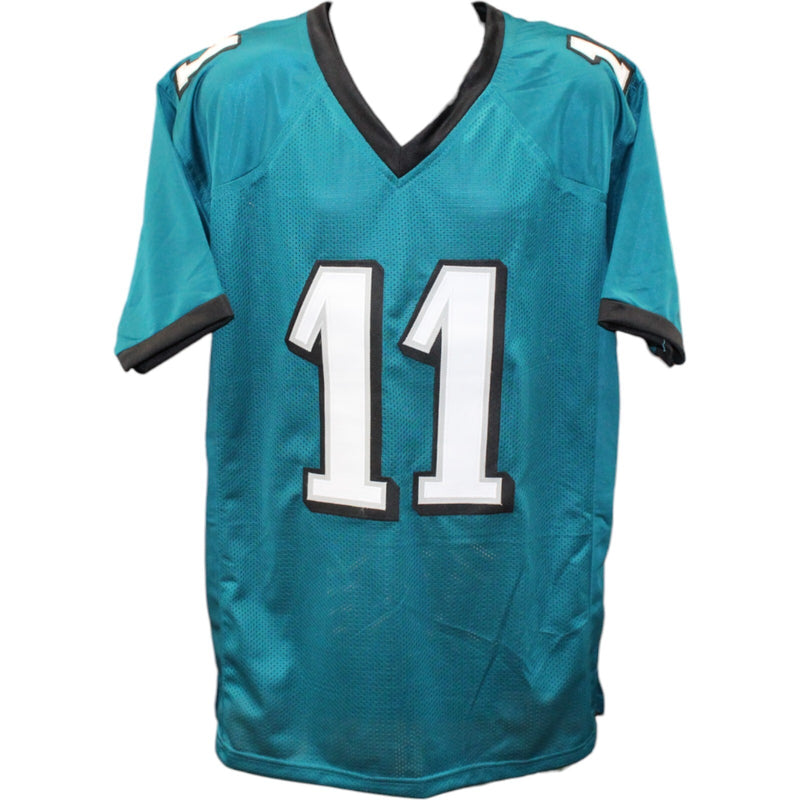 AJ Brown Autographed Pro Style Green Football Jersey (BAS)