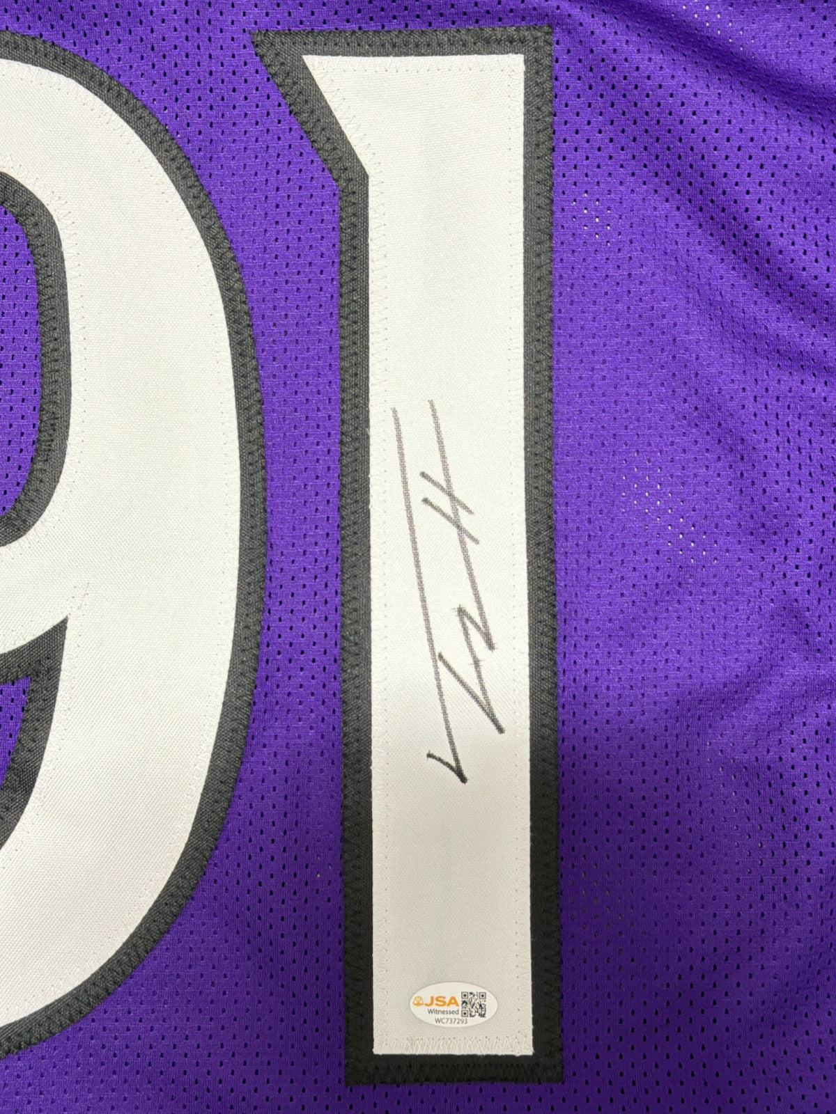 Trey Hendrickson Autographed Baltimore Ravens Custom Jersey