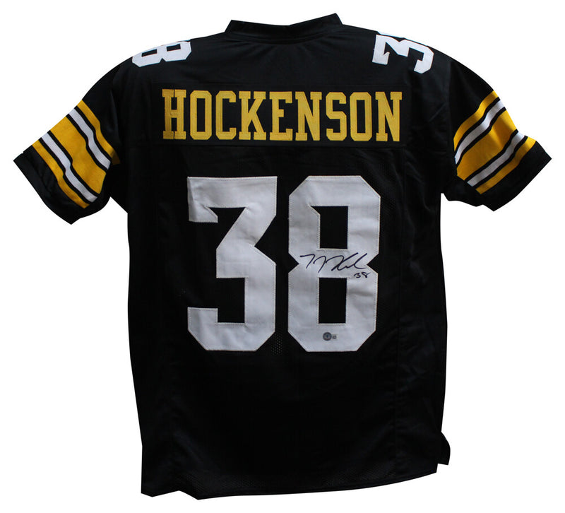 TJ Hockenson Autographed Iowa Hawkeyes College Style Custom Jersey