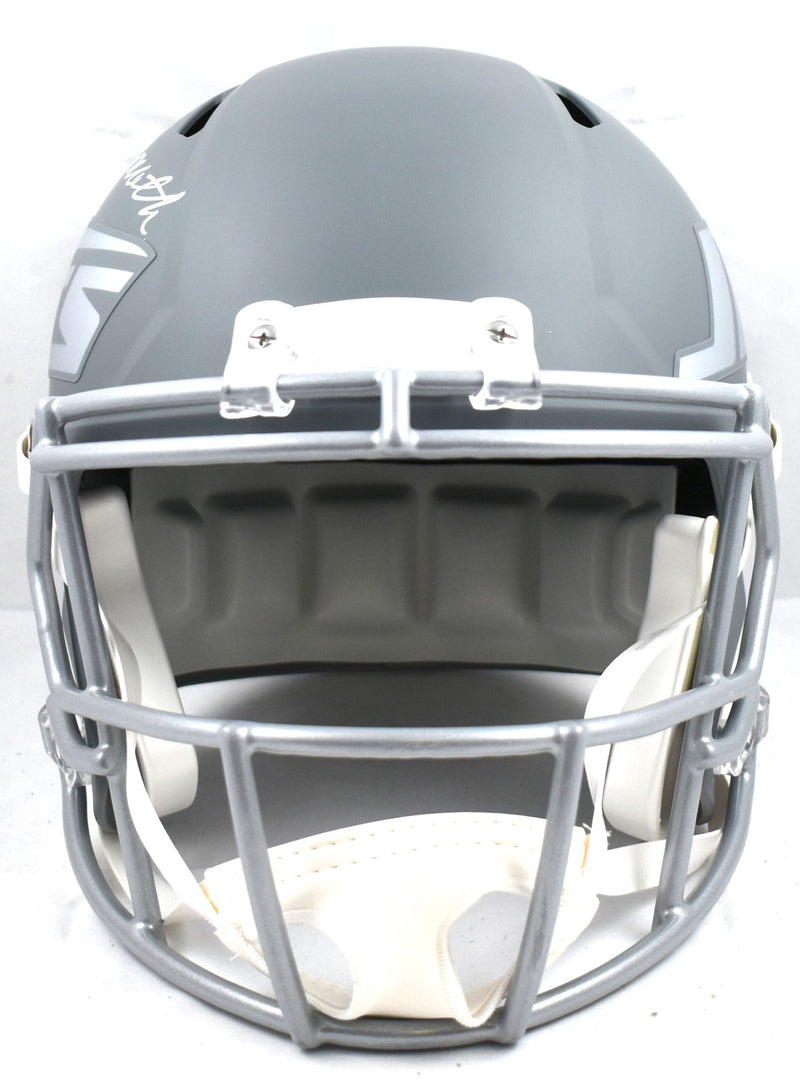 Joe Namath Autographed New York Jets Full Size Slate Speed Helmet