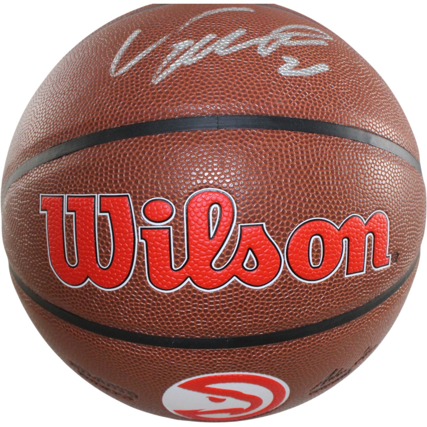 Dominique Wilkins Autographed Atlanta Hawks Wilson Logo Basketball
