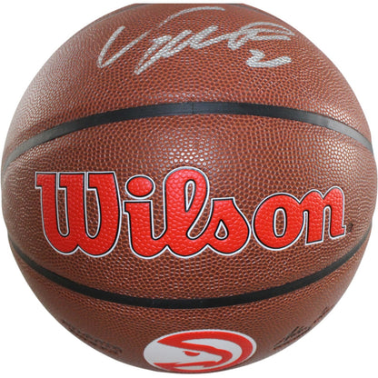 Dominique Wilkins Autographed Atlanta Hawks Wilson Logo Basketball