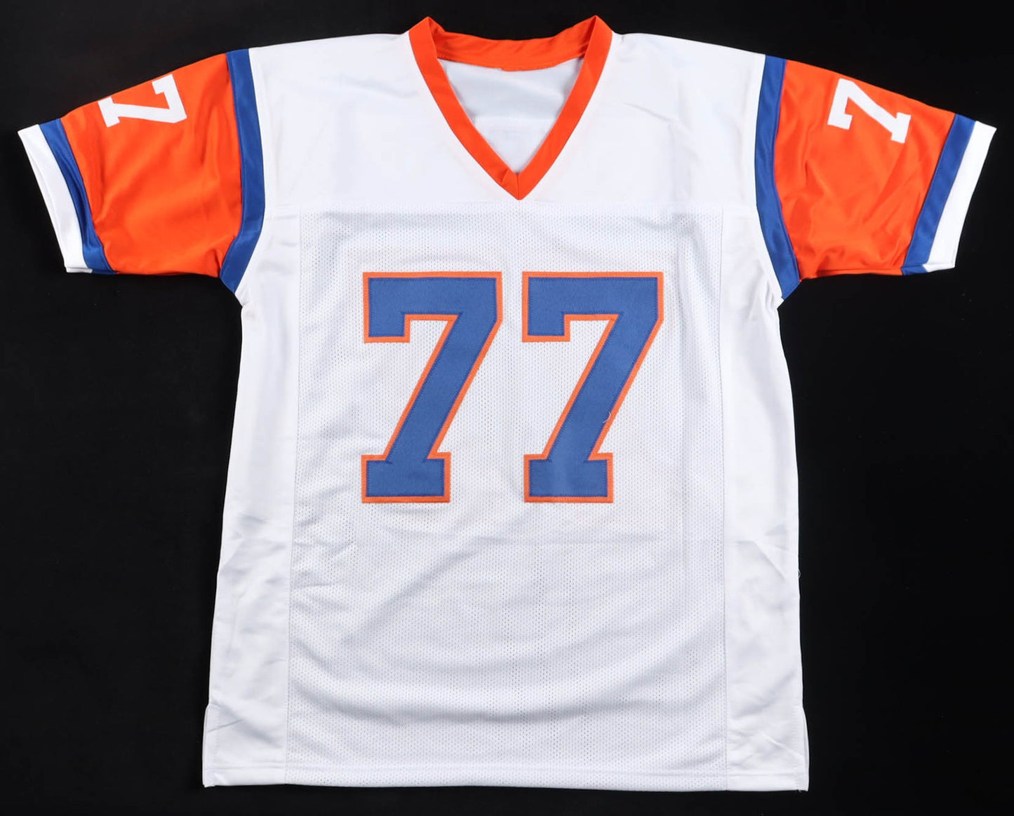 Karl Mecklenburg Autographed Denver Broncos White Custom Jersey