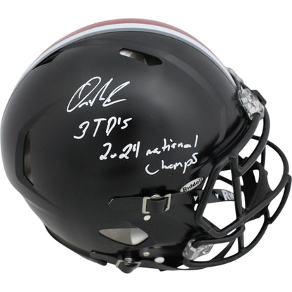 Quinshon Judkins Ohio State Buckeyes Signed Authentic Full Size Helmet