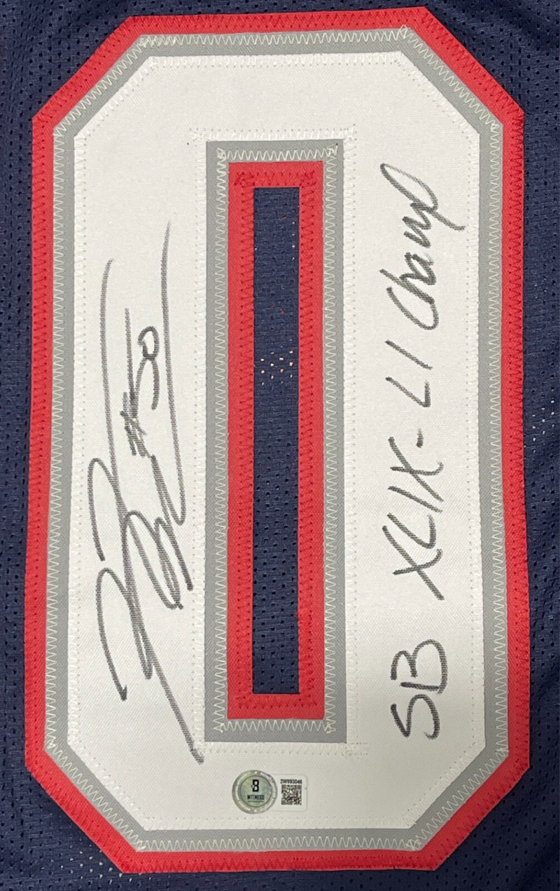 Rob Ninkovich Signed New England Patriots Custom Jersey (SB XLIX, LI Champ)