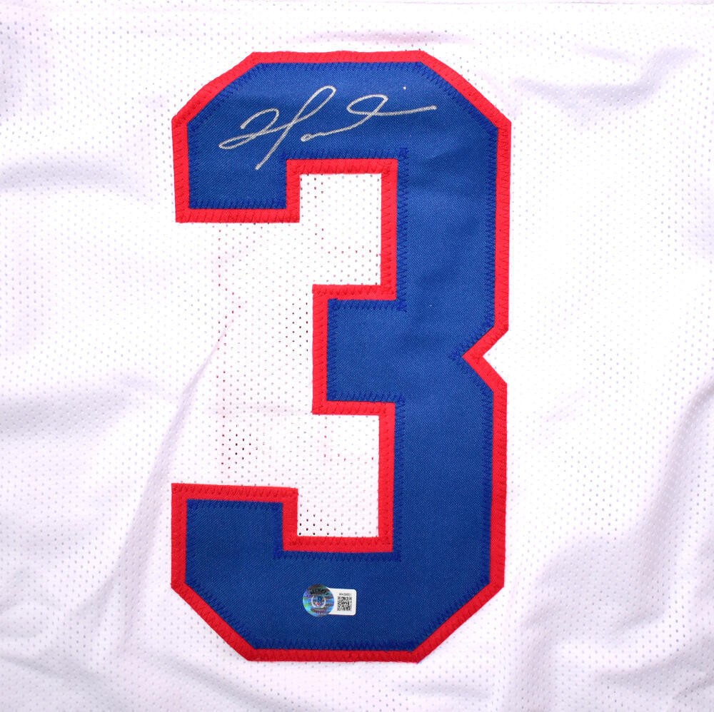 Damar Hamlin Signed Buffalo Bills Custom Jersey - White