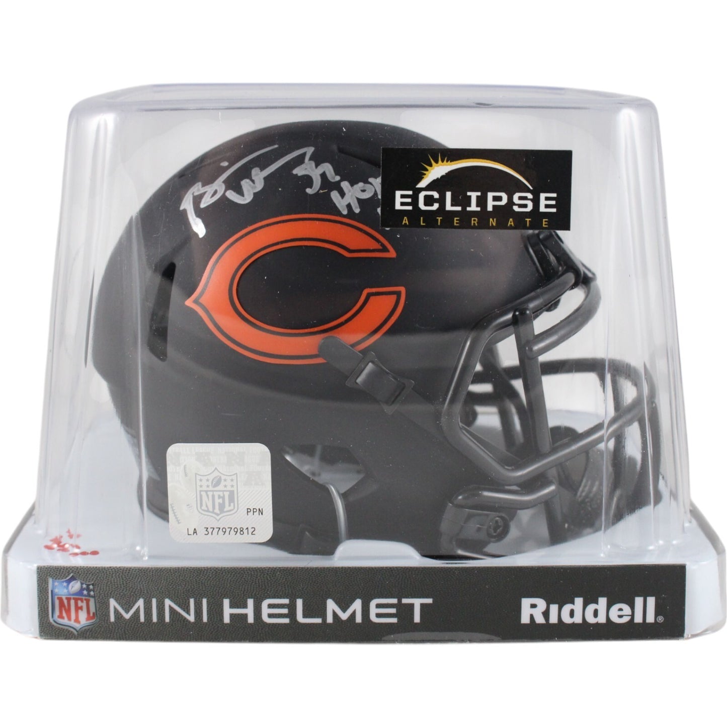 Brian Urlacher Chicago Bears Signed Eclipse Mini Helmet (HOF Inscription)