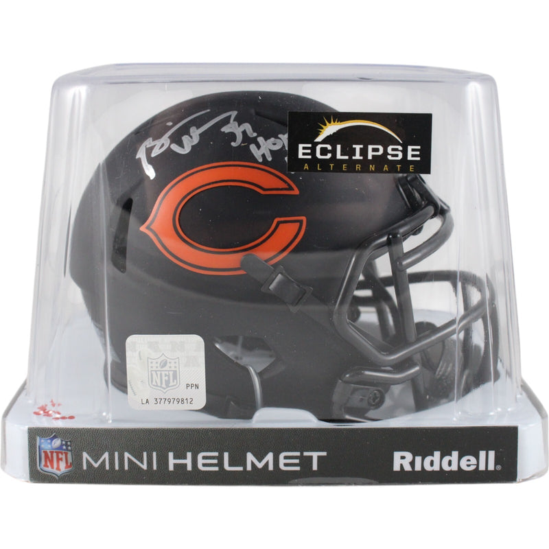 Brian Urlacher Chicago Bears Signed Eclipse Mini Helmet (HOF Inscription)