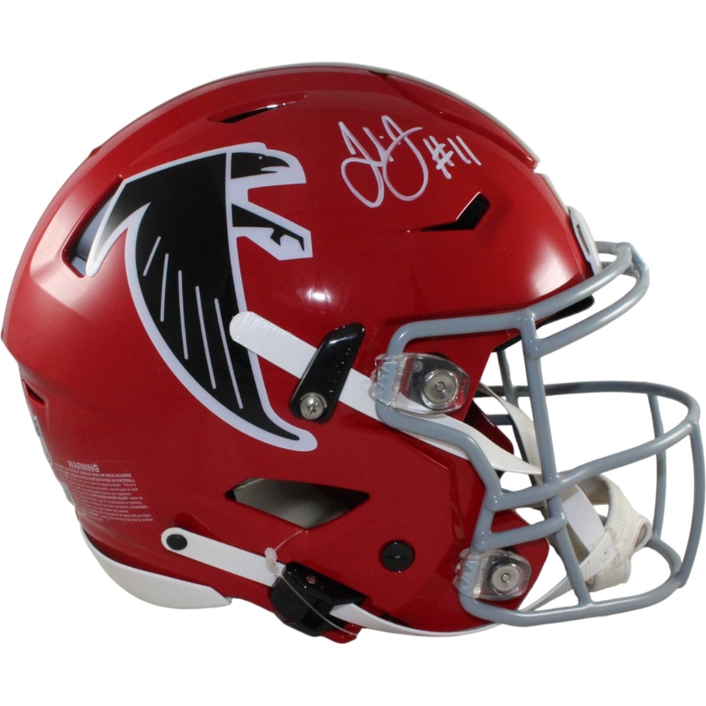 Julio Jones Signed Atlanta Falcons SpeedFlex Throwback Helmet