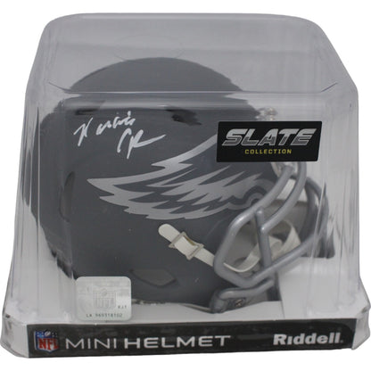 Randall Cunningham Signed Philadelphia Eagles Slate Mini Helmet