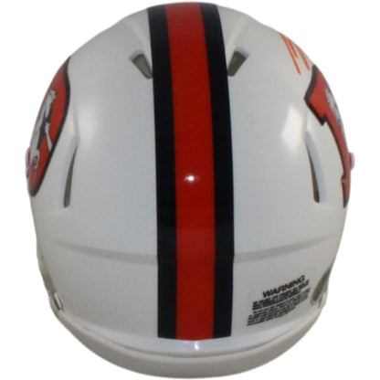 Bo Nix Autographed Denver Broncos 2023 Alternate Mini Helmet