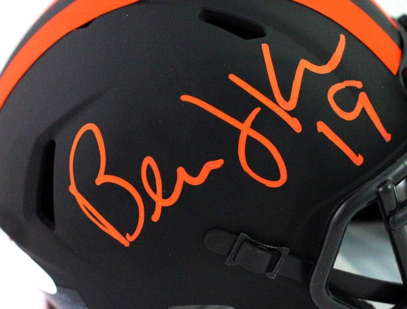 Bernie Kosar Signed Cleveland Browns Eclipse Mini Helmet