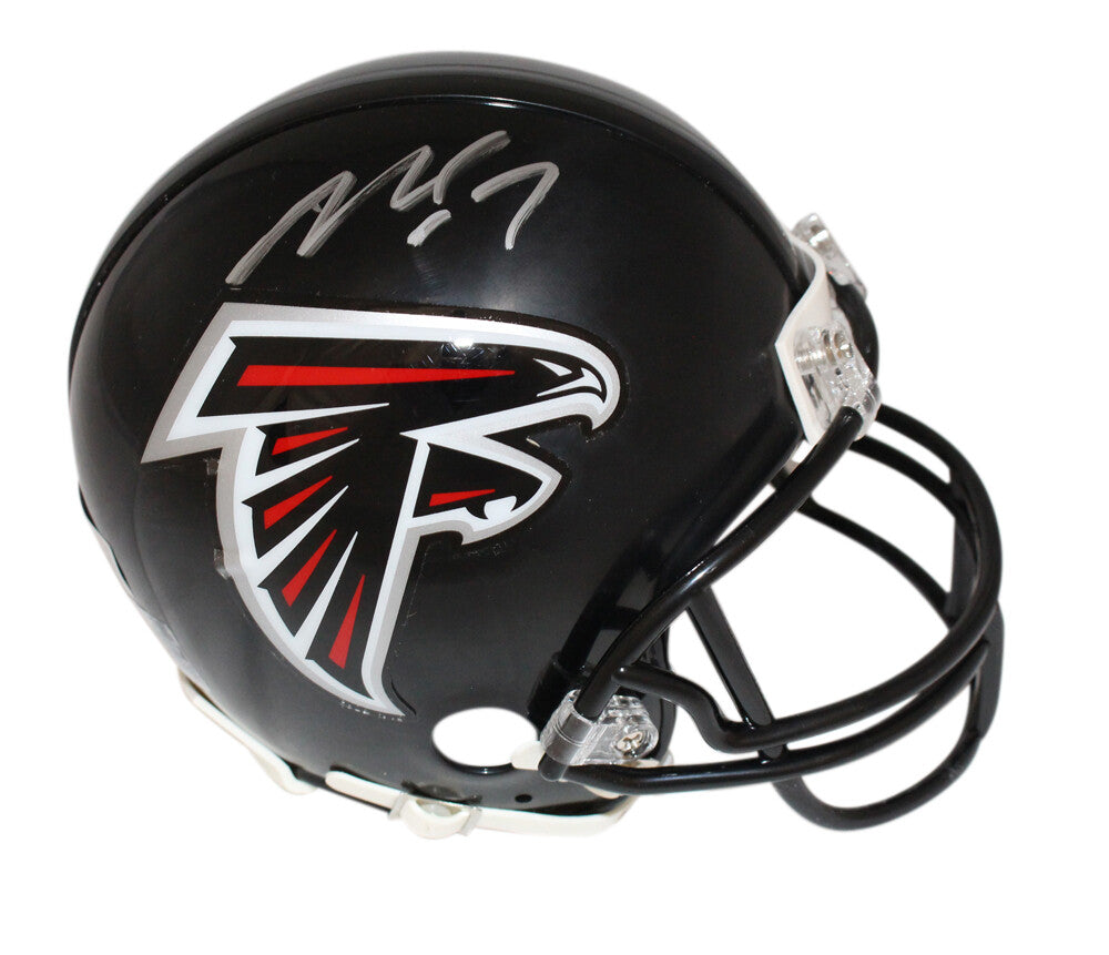 Michael Vick Autographed Atlanta Falcons Throwback Mini Helmet Beckett