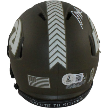 Davante Adams Los Angeles Rams 2022 Salute to Service Mini Helmet BAS