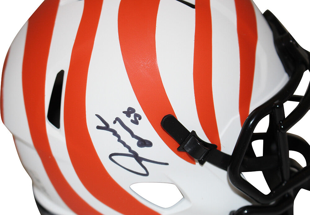 Joseph Ossai Signed Cincinnati Bengals Lunar Mini Helmet Beckett
