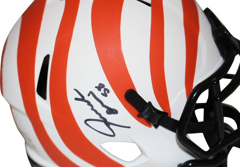 Joseph Ossai Signed Cincinnati Bengals Lunar Mini Helmet Beckett
