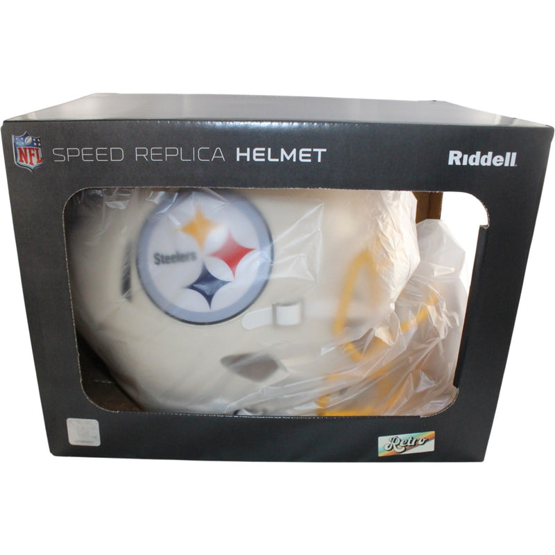 TJ Watt Signed Pittsburgh Steelers Full Size Retro Replica Helmet
