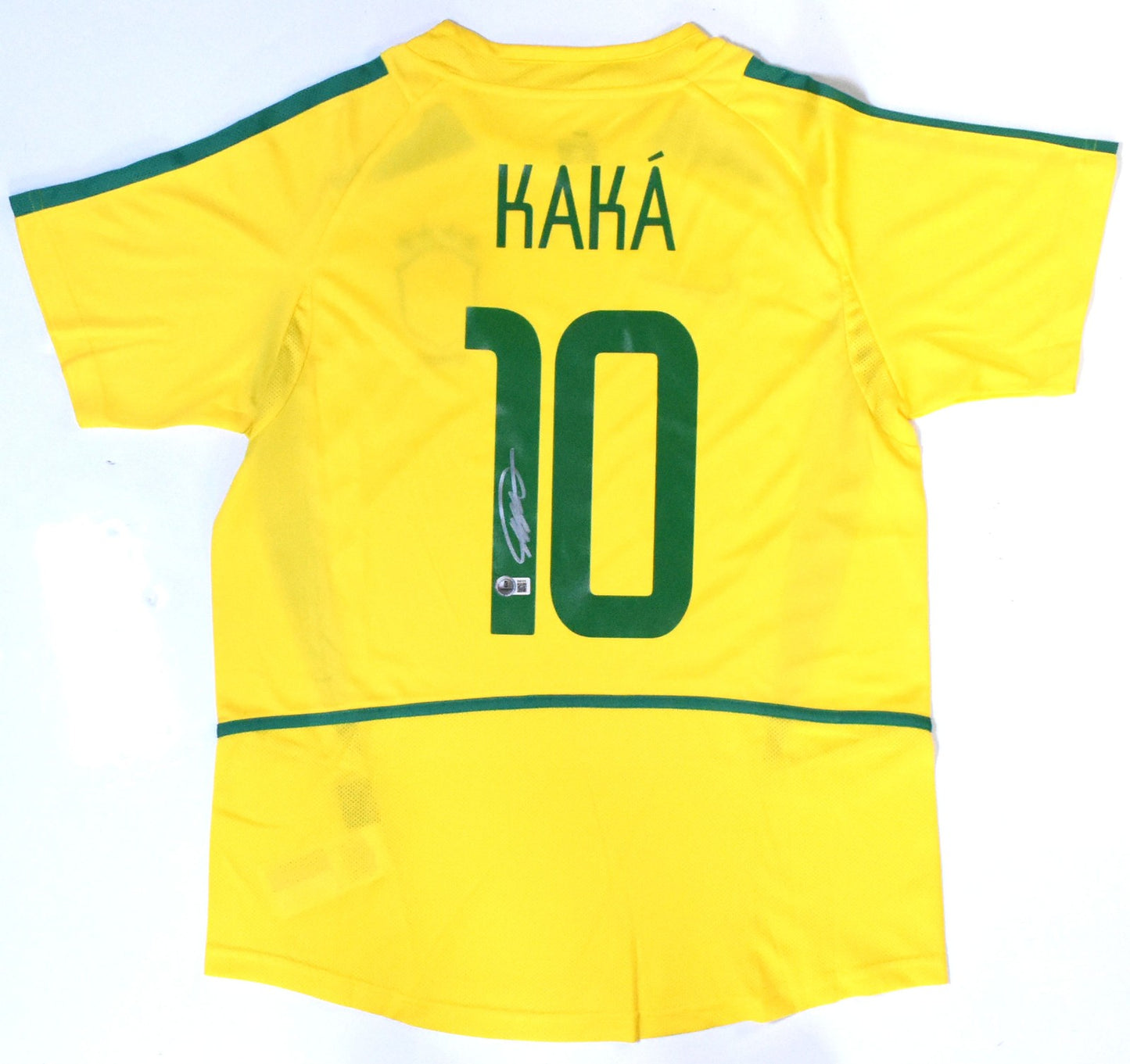 Kaka Autographed Brazil National Team Home Jersey