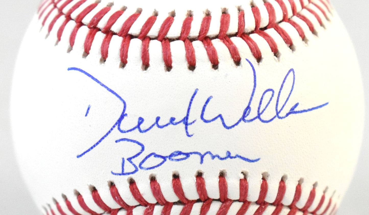 David Wells Autographed Official Major League Baseball - "Boomer" Inscribed