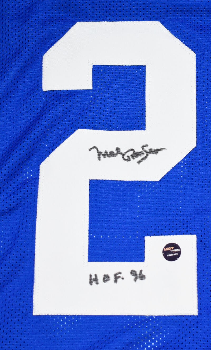 Mel Renfro Autographed Dallas Cowboys Style Custom Blue Jersey (HOF)