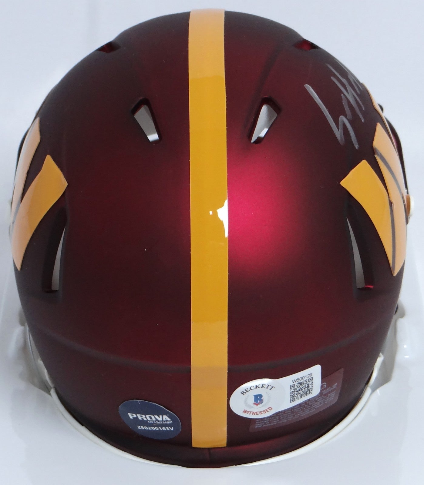 Sam Howell Autographed Washington Commanders Speed Mini Helmet
