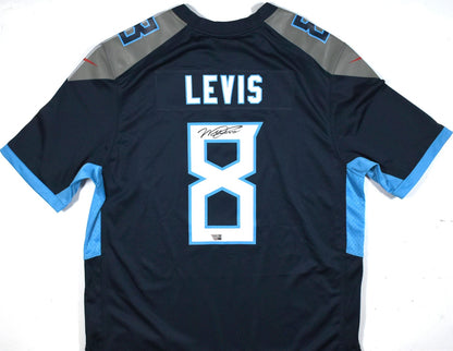 Will Levis Autographed Tennessee Titans Nike Blue Jersey