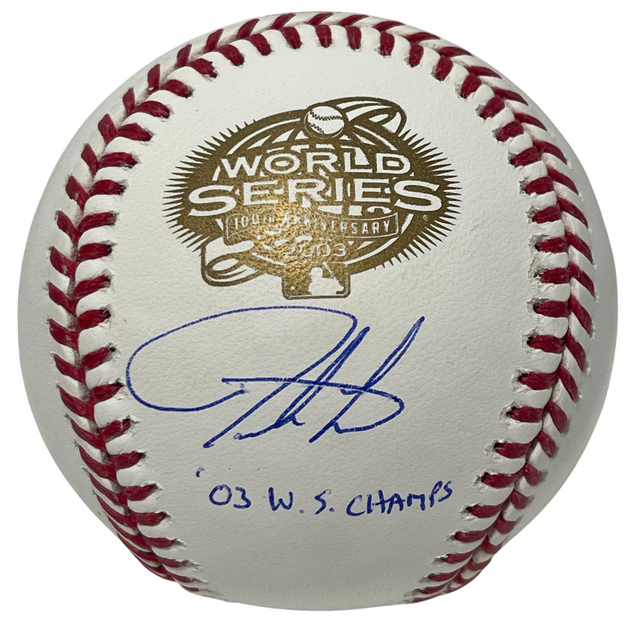 Derrek Lee Signed 2003 World Series Official MLB Baseball