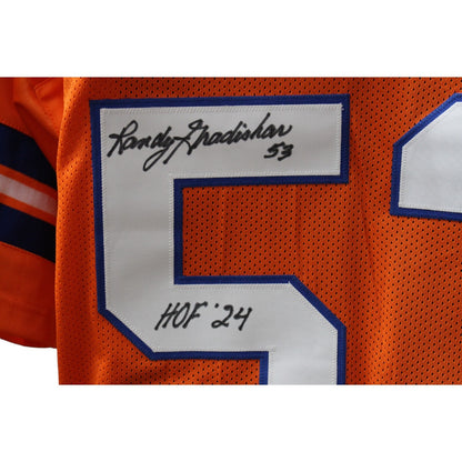 Randy Gradishar Autographed Pro Style Orange Jersey (HOF)