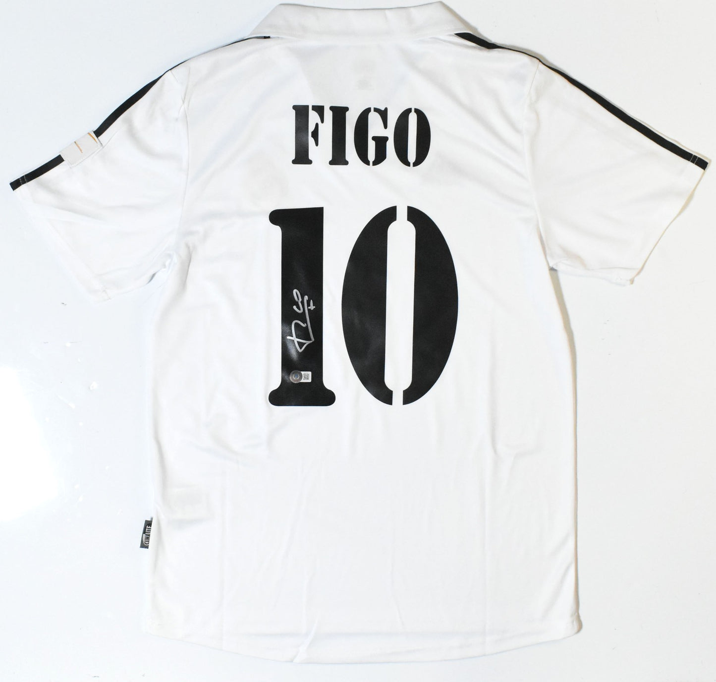 Luis Figo Autographed Real Madrid Home Jersey