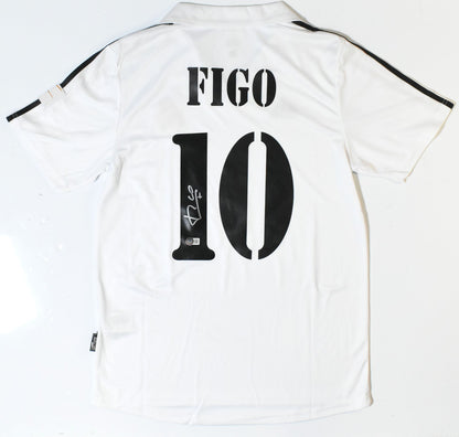 Luis Figo Autographed Real Madrid Home Jersey