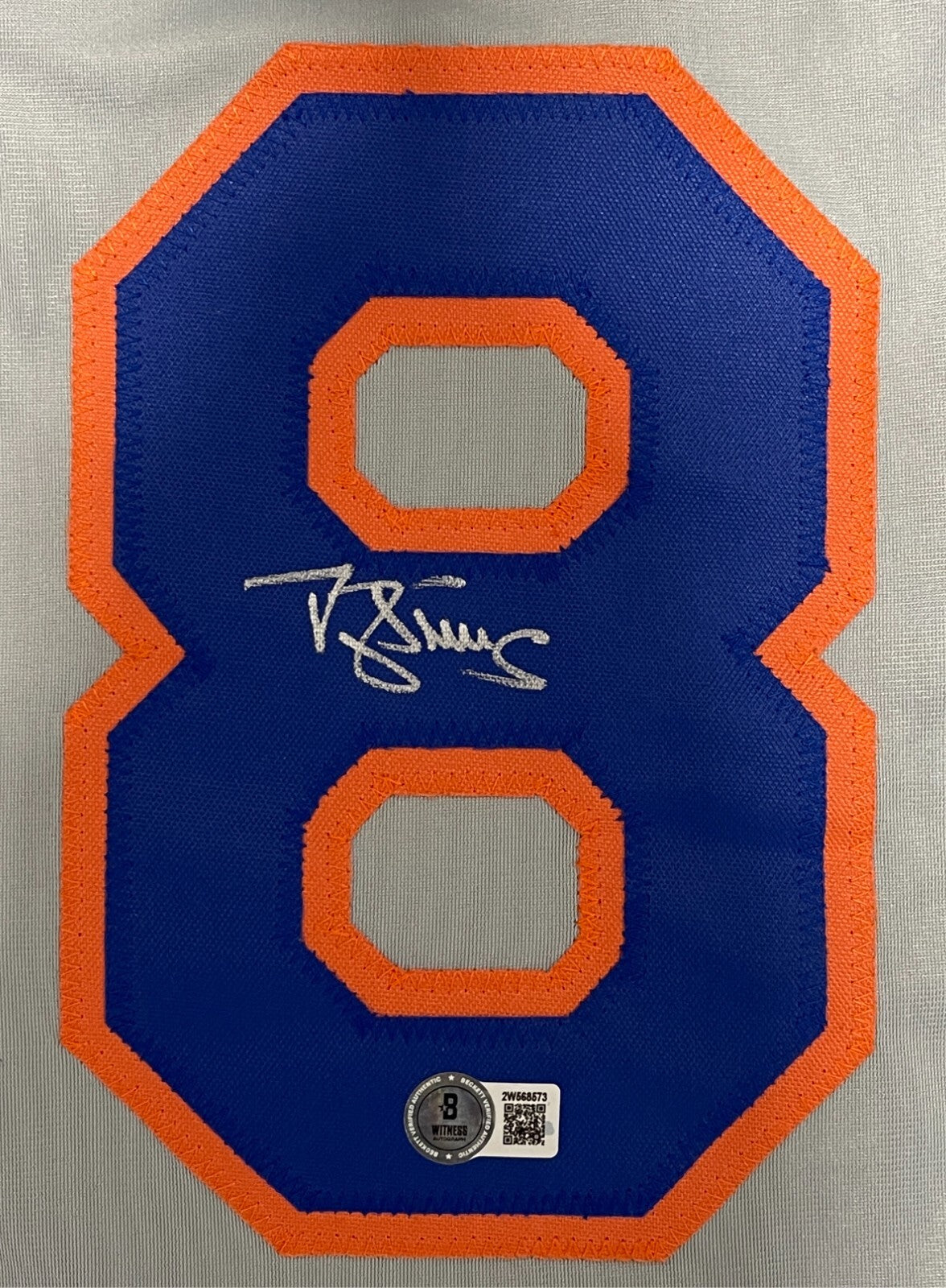 Darryl Strawberry New York Mets Signed Custom Baseball Jersey (BAS)