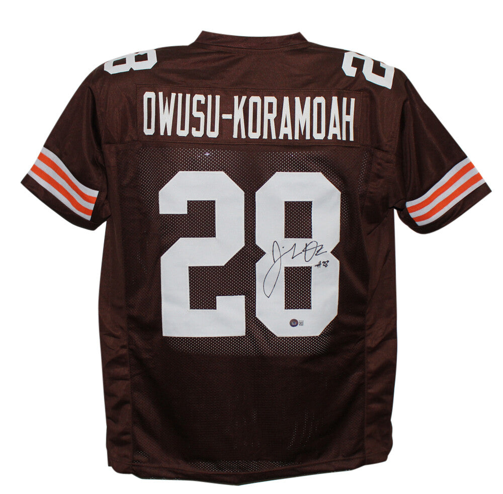 Jeremiah Owusu-Koramoah Autographed Cleveland Browns Custom Jersey BAS