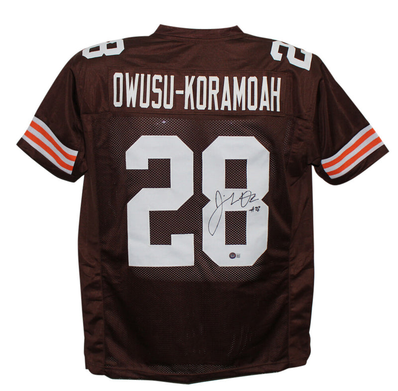 Jeremiah Owusu-Koramoah Autographed Cleveland Browns Custom Jersey BAS