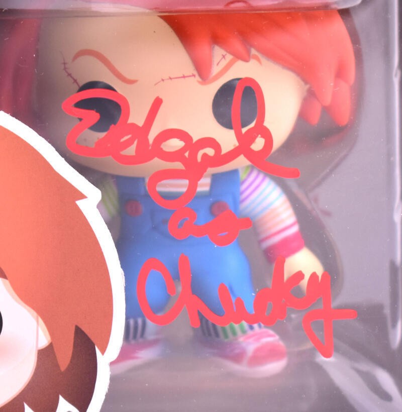Ed Gale Signed Chucky Funko Pop Figurine #56