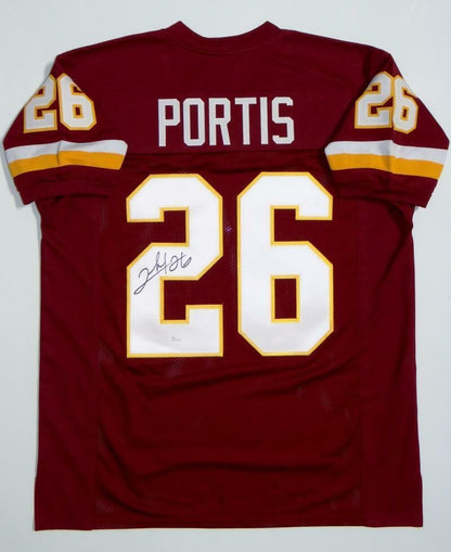 Clinton Portis Autographed Maroon Custom Jersey