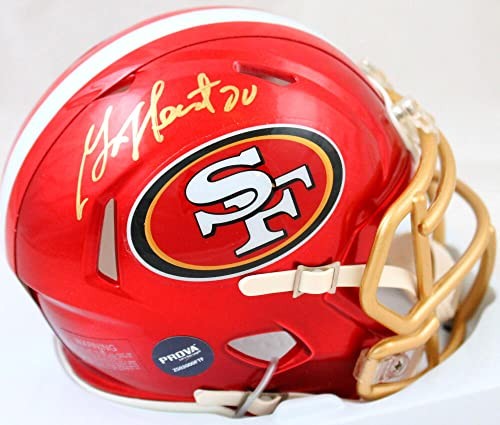 Garrison Hearst Signed San Francisco 49ers Flash Speed Mini Helmet