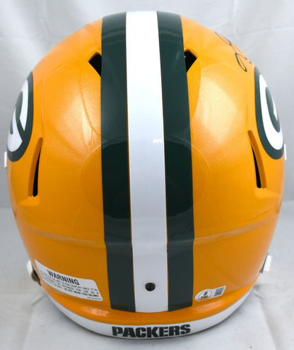 Lukas Van Ness Signed Green Bay Packers Full Size Speed Helmet