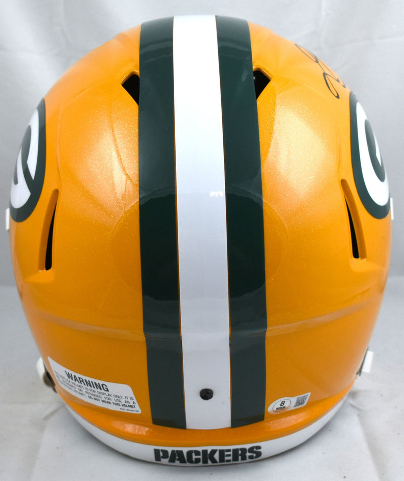 Lukas Van Ness Signed Green Bay Packers Full Size Speed Helmet