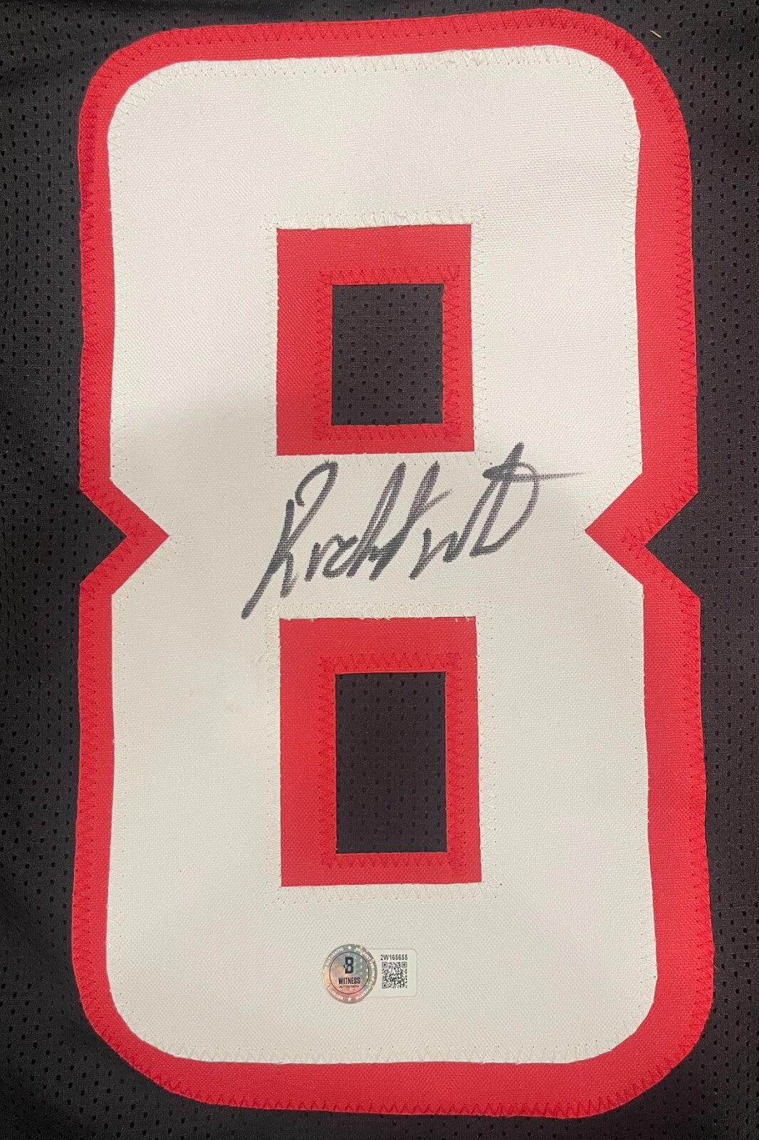 Roddy White Atlanta Falcons Signed Custom Football Jersey (Beckett COA)