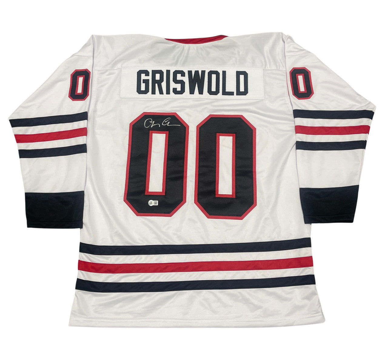 Chevy Chase Signed Chicago Griswold Custom Jersey (Beckett Witness COA)