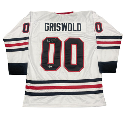 Chevy Chase Signed Chicago Griswold Custom Jersey (Beckett Witness COA)