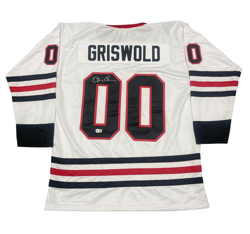 Chevy Chase Signed Chicago Griswold Custom Jersey (Beckett Witness COA)