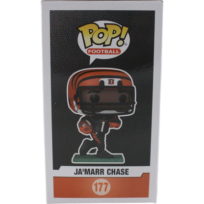 Ja'Marr Chase Cincinnati Bengals Autographed Funko Pop! #177