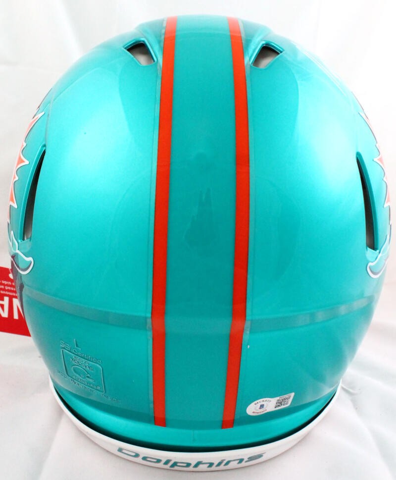 Mike Gesicki Autographed Miami Dolphins Flash Speed Authentic Helmet