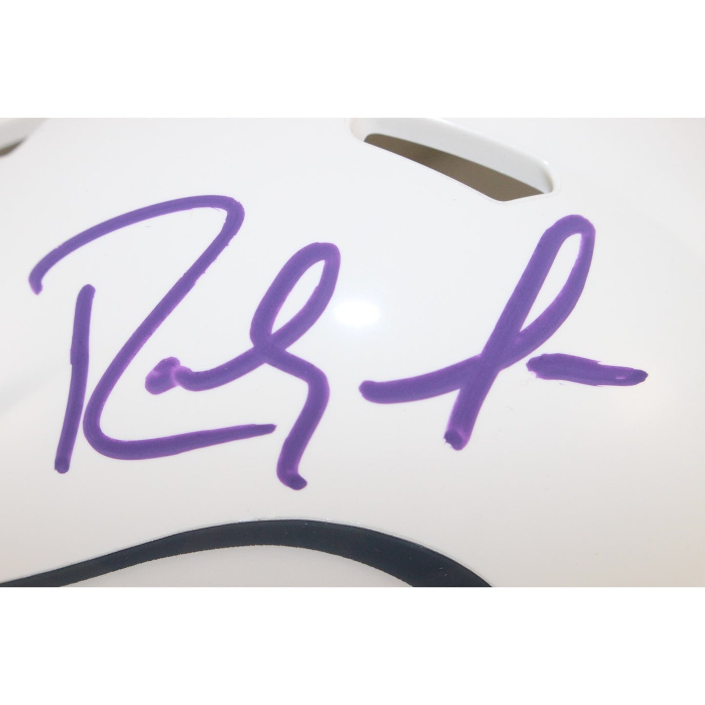 Randy Moss Signed Minnesota Vikings 2024 Salute to Service Mini Helmet