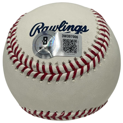 Adrian Beltre Signed Hall of Fame Logo ROMLB Baseball (Beckett Witnessed)