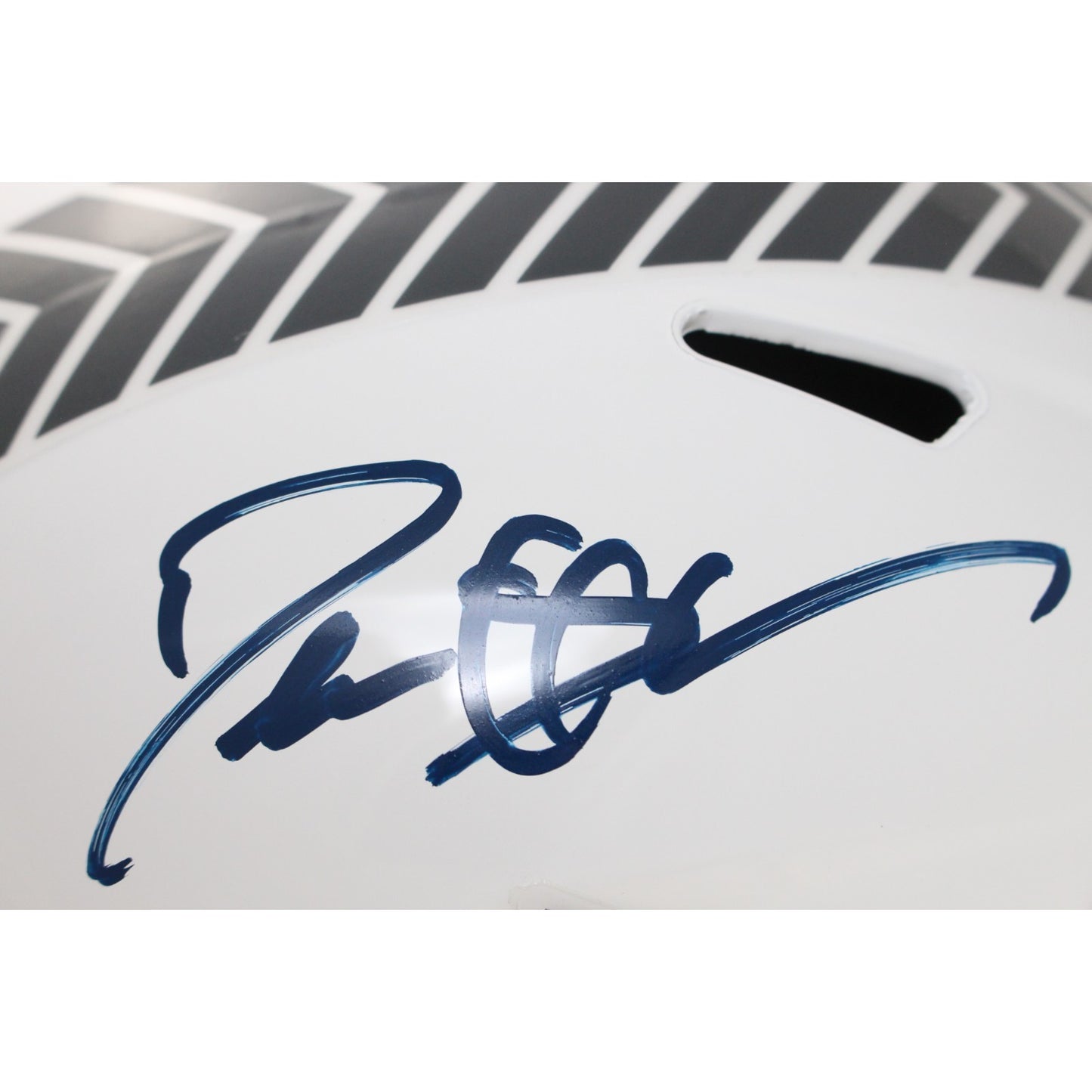 Deion Sanders Dallas Cowboys Autographed 2024 Salute to Service FS Helmet
