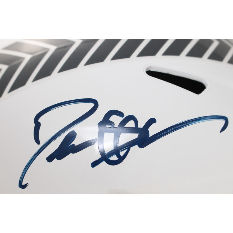 Deion Sanders Dallas Cowboys Autographed 2024 Salute to Service FS Helmet