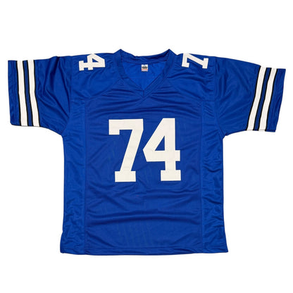 Bob Lilly Signed Dallas Cowboys Custom Jersey (2 Inscriptions) Beckett COA