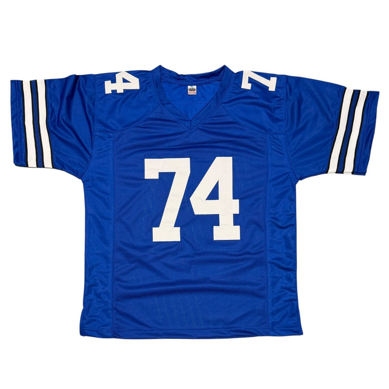 Bob Lilly Signed Dallas Cowboys Custom Jersey (2 Inscriptions) Beckett COA